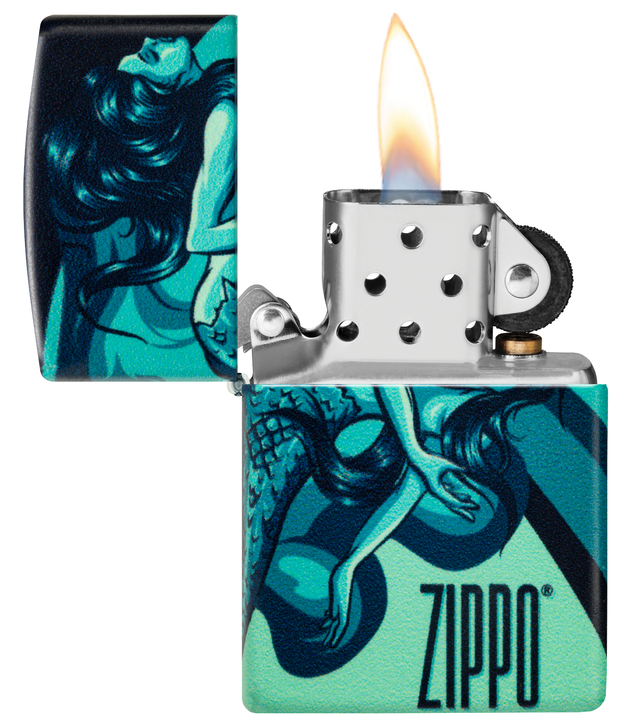 Mermaid Zippo Design