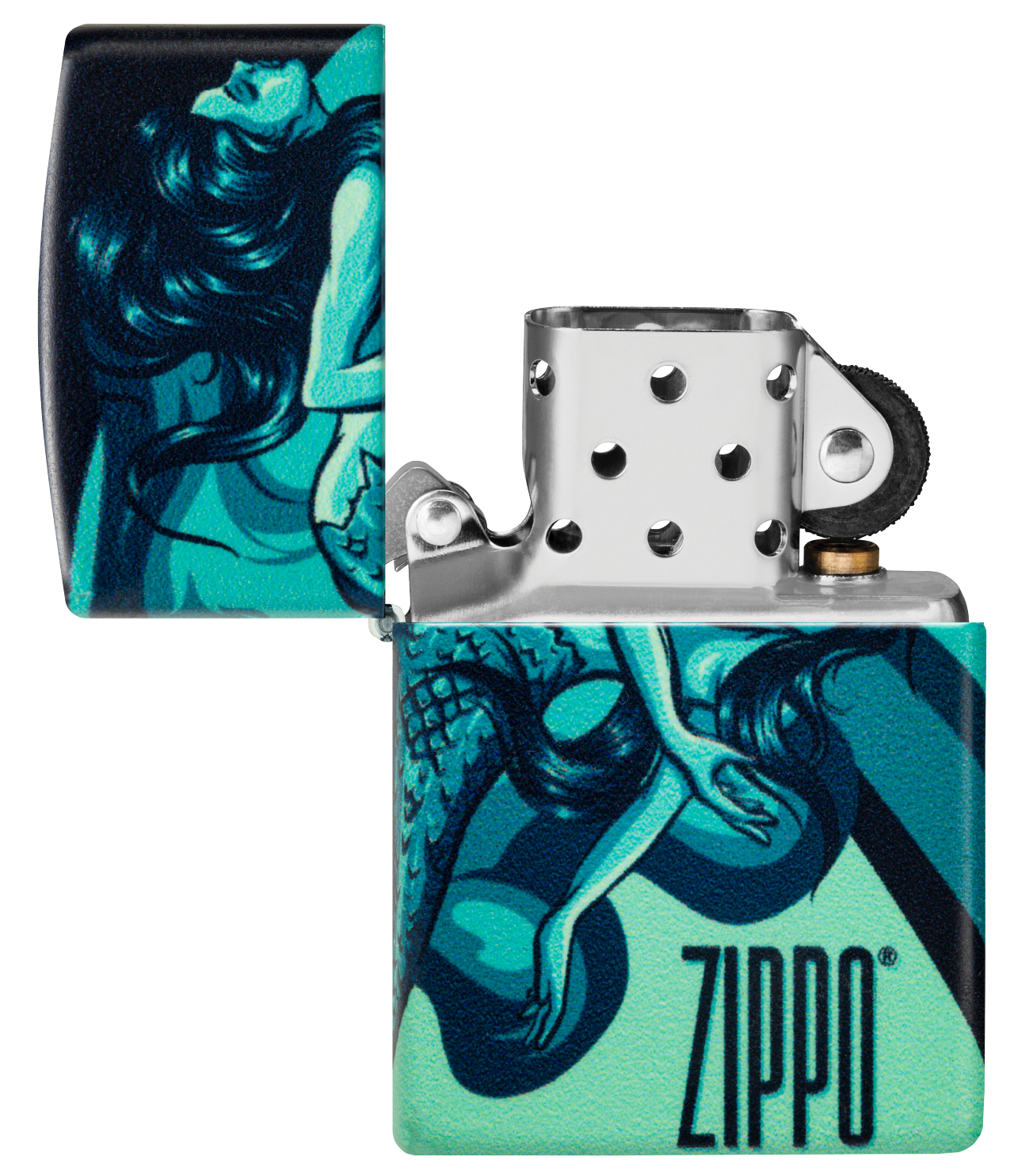 Mermaid Zippo Design