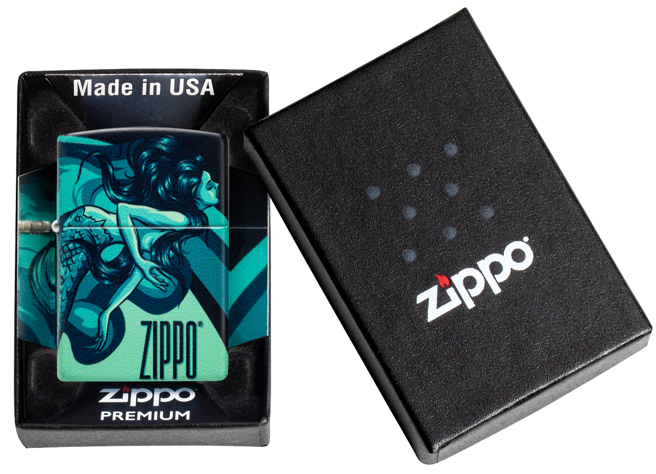 Mermaid Zippo Design