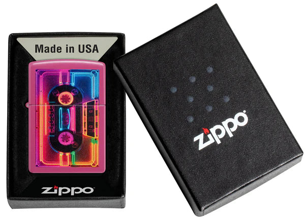 Neon Cassette Design