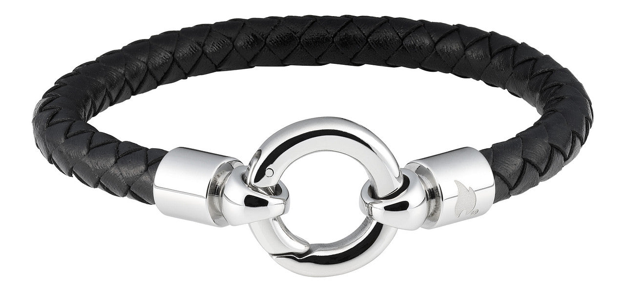Leather Bracelet with Big O Ring