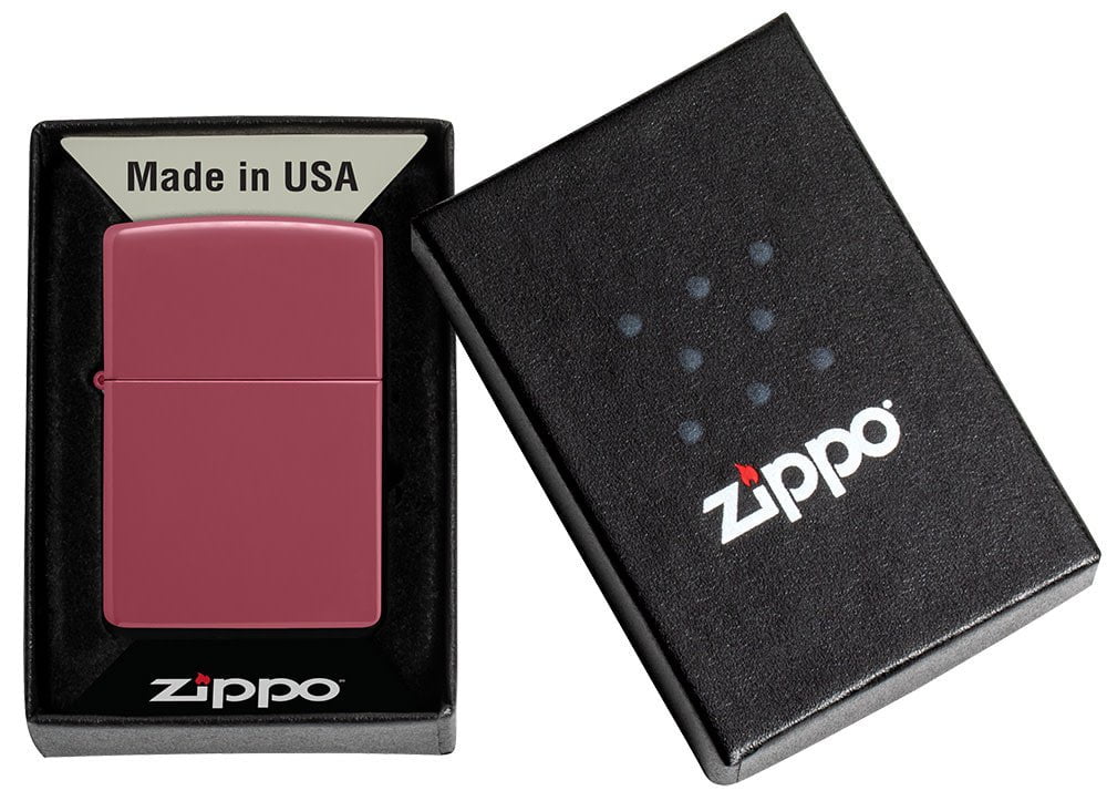 Classic Brick Windproof Lighter in its packaging.