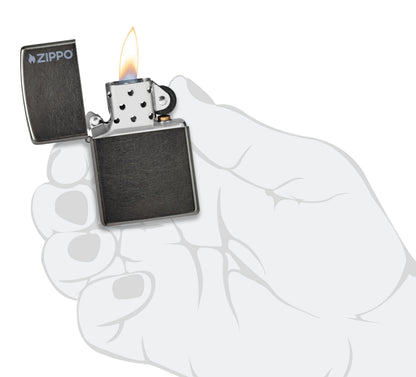 Classic Grey Zippo Logo