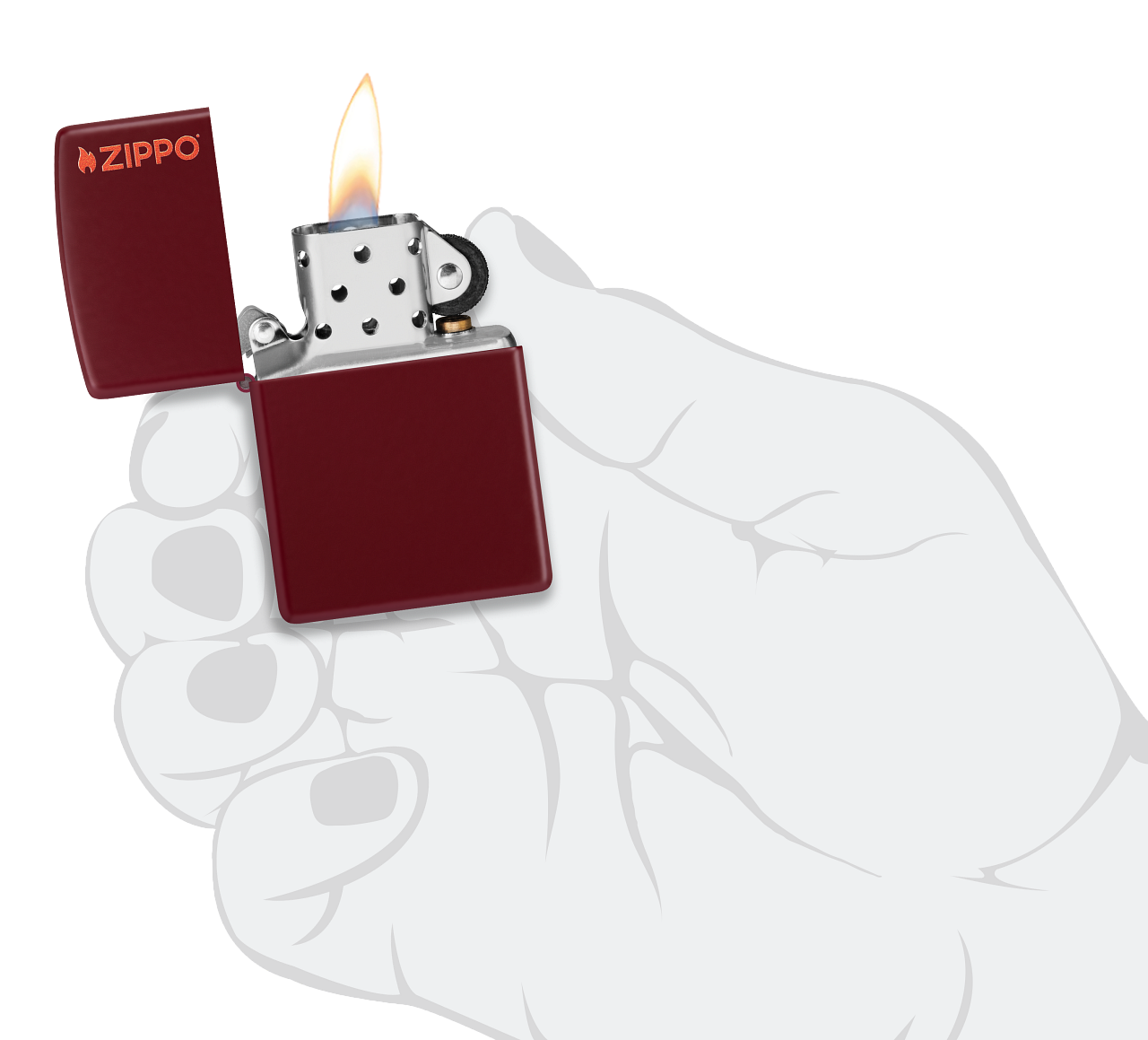 Classic Merlot Zippo Logo