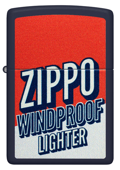 Color Block Zippo Design