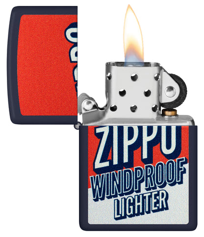 Color Block Zippo Design