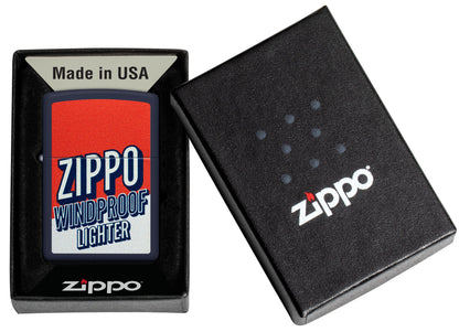 Color Block Zippo Design