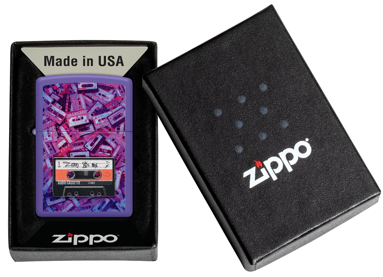 Zippo Cassette Tape Design