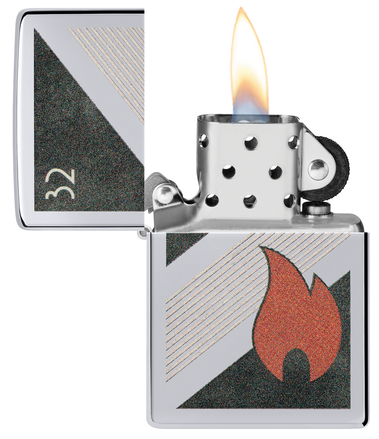 Zippo 32 Flame Design