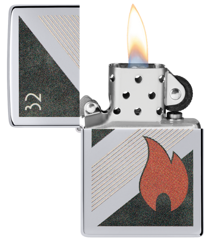 Zippo 32 Flame Design