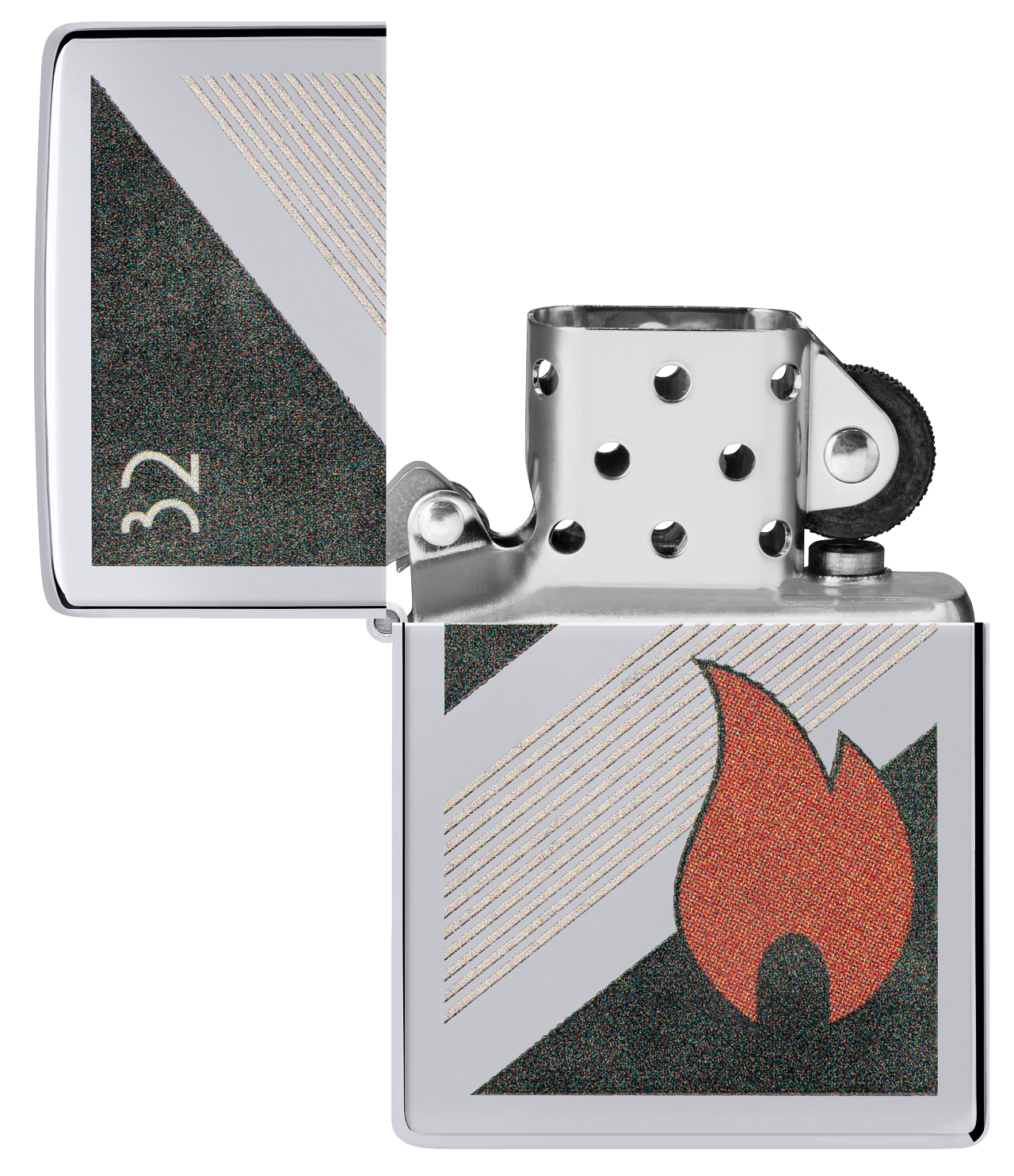 Zippo 32 Flame Design