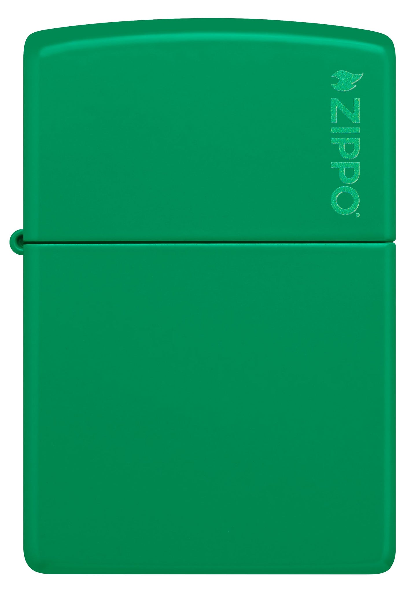 Classic Grass Green Matte Zippo Logo