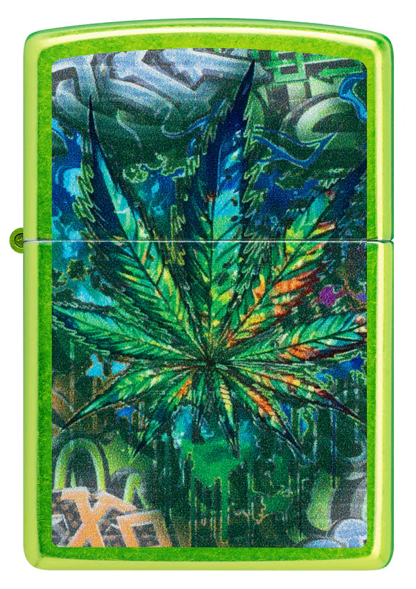 Graffiti Leaf Design