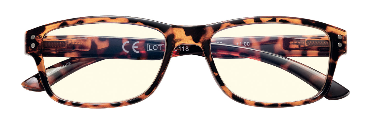 Brown Tortoiseshell Blue Light Filter Readers