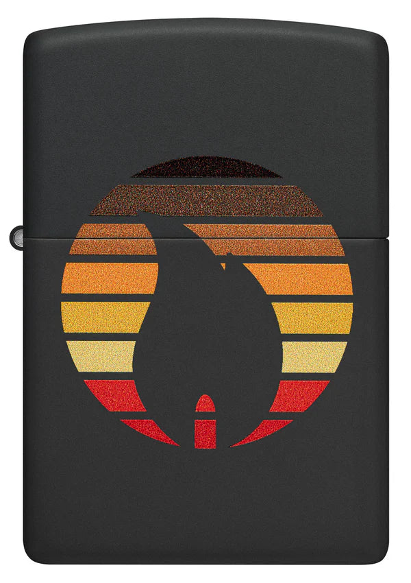 Colorblock Zippo Design