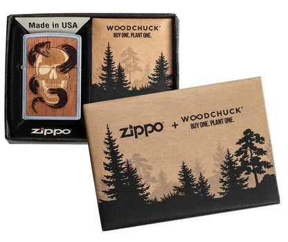 WOODCHUCK USA Skull & Snake Emblem