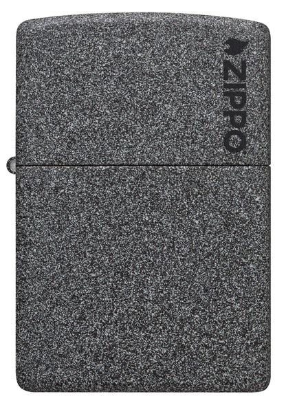 Classic Iron Stone Zippo Logo