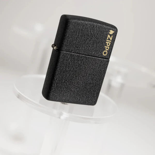 Classic Black Crackle® Zippo Logo