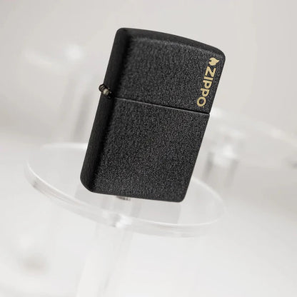 Classic Black Crackle® Zippo Logo
