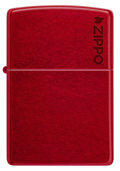 Classic Candy Apple Red Zippo Logo