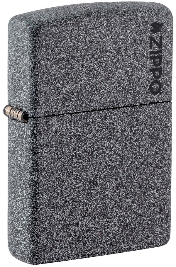 Classic Iron Stone Zippo Logo