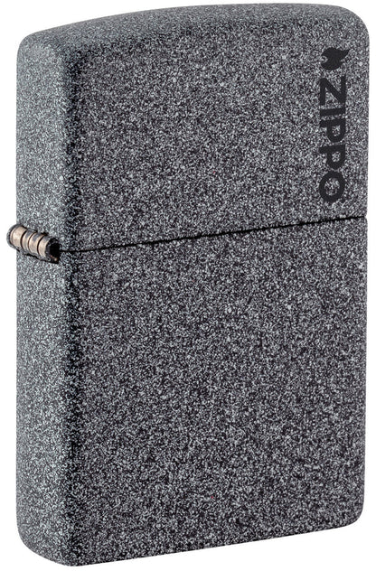 Classic Iron Stone Zippo Logo
