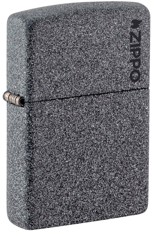 Classic Iron Stone Zippo Logo