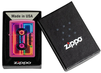 Neon Cassette Design