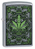 Front shot of Cypress Hill Street Chrome Lighter standing at a 3/4 angle