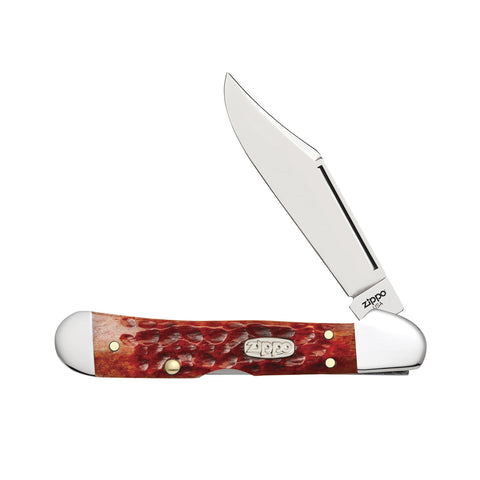 Chestnut Bone Standard Jigged Mini Copperlock Knife