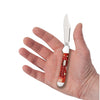 Chestnut Bone Standard Jigged Mini Copperlock Knife