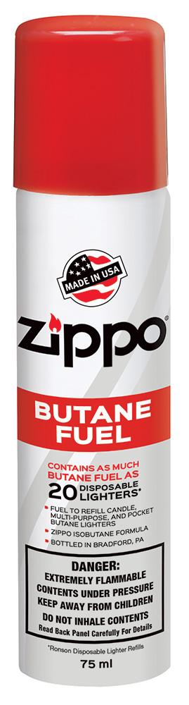 Image of the front of Zippo Butane Fuel, 1.48 Oz.