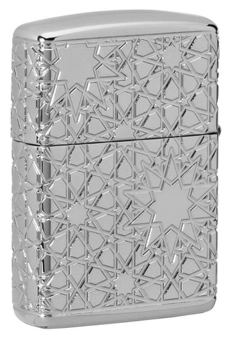 Back view of the Star Pattern Lighter shot at a 3/4 catalog angle