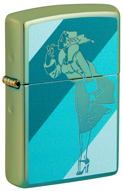 Teal Windy Design
