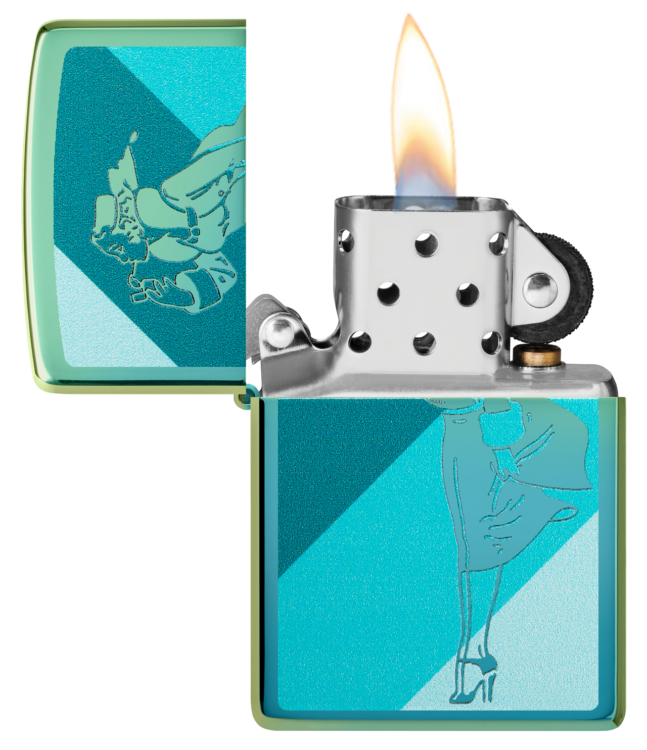 Teal Windy Design