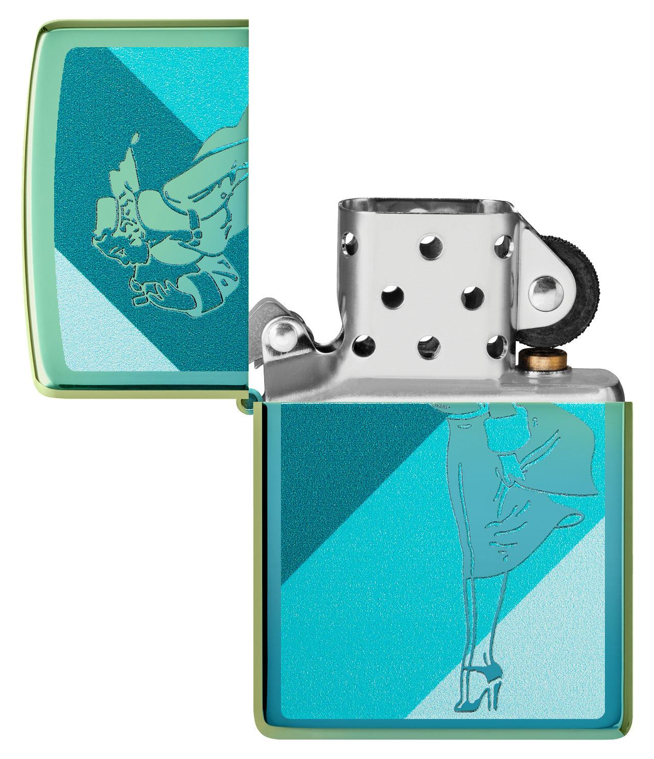 Teal Windy Design