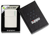 Classic Glow In The Dark Zippo Logo Windproof Lighter in its packaging