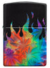 Front of Leaf Flame Multi Color Design 540 Color Windproof Lighter
