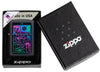 Black Light Tarot Card Design Black Matte Windproof Lighter in its packaging.