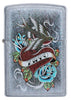 Vintage Tattoo Zippo Windproof Lighter Front View