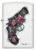Spazuk Roses and Pistol Windproof Lighter Front View