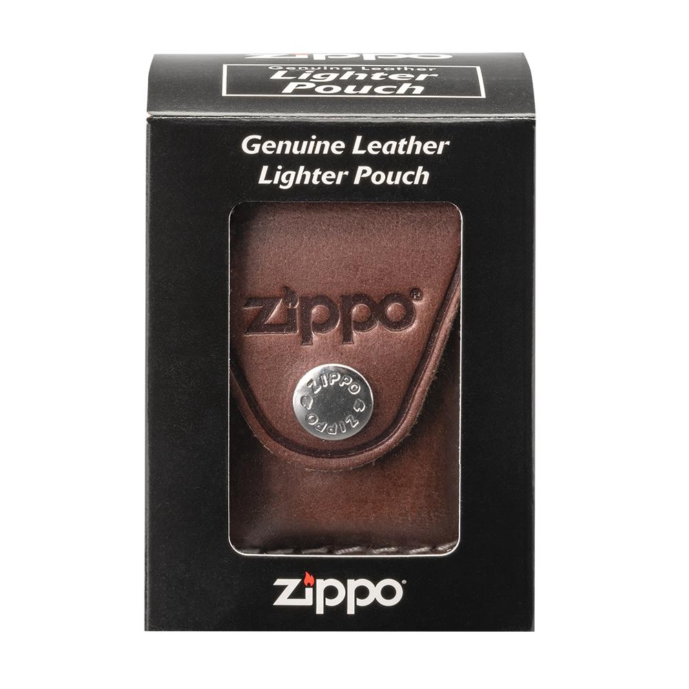 Brown Lighter Pouch- Loop in its packaging