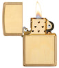WOODCHUCK USA Birch Lighter with its lid open and lit