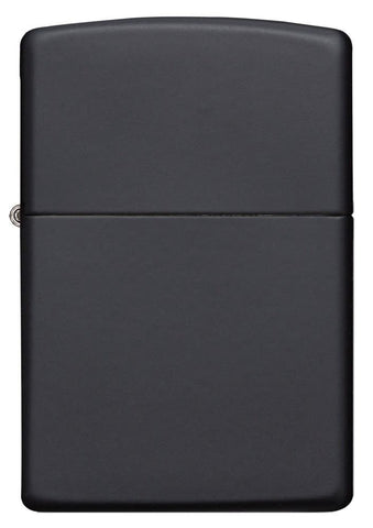 Front view of Classic Black Matte Windproof Lighter