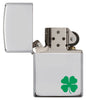 Bit O' Luck Windproof Lighter with its lid open and unlit.
