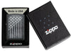 Stars and Stripes Design Iron Stone Windproof Lighter in its packaging.