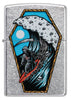 Front shot of Reaper Surfer Design Street Chrome™ Windproof Lighter.